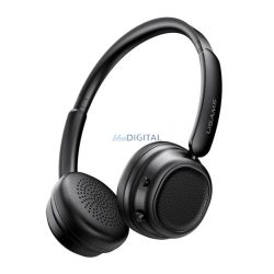   USAMS SR01 bluetooth fejhallgató SZTEREO (v5.3, mikrofon, aktív zajszűrő) FEKETE