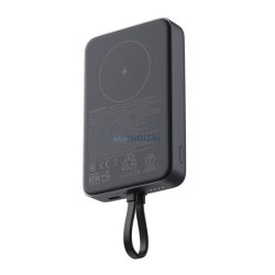   XIAOMI vésztöltő Type-C aljzat (10000mAh, 33W, gyorstöltő, MagSafe, fix Type-C kábel) SÖTÉTSZÜRKE