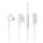 Designed for SAMSUNG fülhallgató SZTEREO (Type-C, mikrofon, felvevő gomb) FEHÉR