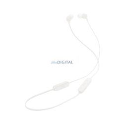   JBL T135BT bluetooth fülhallgató SZTEREO (v5.4, nyakba akasztható, mikrofon, SPORT) FEHÉR