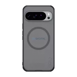   NILLKIN SUPER FROSTED PRO MAGNETIC műanyag telefonvédő (mágneses, ütésállóság, gumírozott) ÁTLÁTSZÓ/FEKETE Google Pixel 10 Pro XL