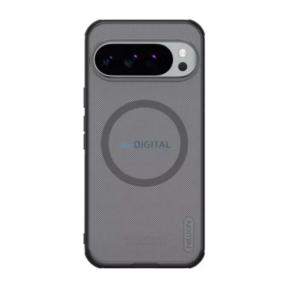NILLKIN SUPER FROSTED PRO MAGNETIC műanyag telefonvédő (mágneses, ütésállóság, gumírozott) ÁTLÁTSZÓ/FEKETE Google Pixel 10 Pro XL