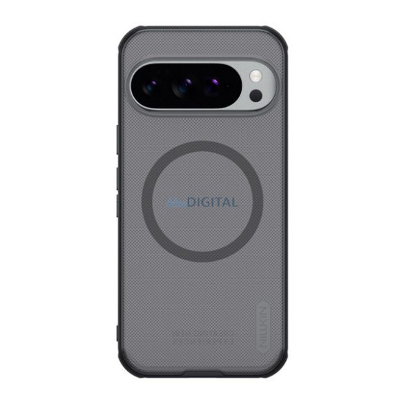 NILLKIN SUPER FROSTED PRO MAGNETIC műanyag telefonvédő (mágneses, ütésállóság, gumírozott) ÁTLÁTSZÓ/FEKETE Google Pixel 10 Pro, Pixel 10
