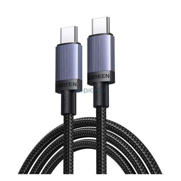 UGREEN L532 adatkábel (Type-C - Type-C, 240W, PD gyorstöltő 3.1, 100cm) SÖTÉTSZÜRKE