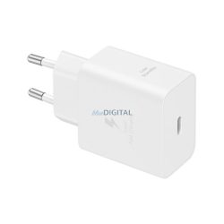   SAMSUNG hálózati töltő Type-C aljzat (45W, PD gyorstöltő) FEHÉR