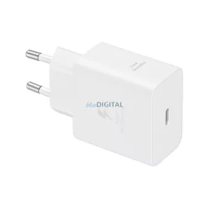SAMSUNG hálózati töltő Type-C aljzat (45W, PD gyorstöltő) FEHÉR