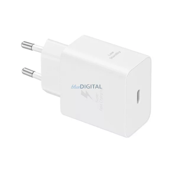 SAMSUNG hálózati töltő Type-C aljzat (45W, PD gyorstöltő) FEHÉR