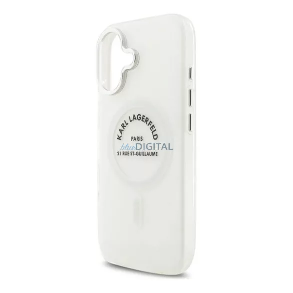 KARL LAGERFELD IML KARL RSG LOGO MAGSAFE szilikon telefonvédő (műanyag hátlap, ütésállóság, MagSafe) ÁTLÁTSZÓ Apple iPhone 17