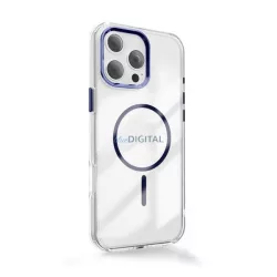   Szilikon telefonvédő (műanyag hátlap, kameravédő, MagSafe, légpárnás sarok) SÖTÉTKÉK Apple iPhone Air