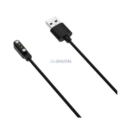   Töltőkábel USB (mágneses, 120cm) FEKETE Nothing CMF Watch 3 Pro
