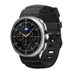   SPIGEN WBS2 pótszíj (egyedi méret, szilikon, állítható) FEKETE Samsung Galaxy Watch 8 40mm (SM-L320), Galaxy Watch 8 44mm (SM-L330), Galaxy Watch 8 Classic eSIM 46mm (SM-L505)