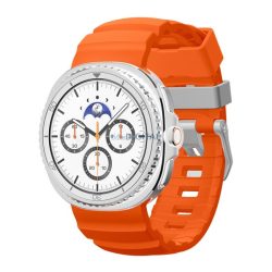   SPIGEN WBS2 pótszíj (egyedi méret, szilikon, állítható) NARANCSSÁRGA Apple Watch Series 5 44mm, Watch Series 4 44mm, Watch Series 3 42mm