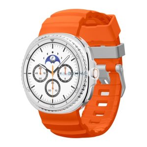 SPIGEN WBS2 pótszíj (egyedi méret, szilikon, állítható) NARANCSSÁRGA Apple Watch Series 5 44mm, Watch Series 4 44mm, Watch Series 3 42mm