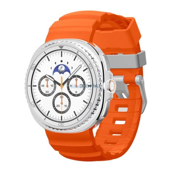 SPIGEN WBS2 pótszíj (egyedi méret, szilikon, állítható) NARANCSSÁRGA Apple Watch Series 5 44mm, Watch Series 4 44mm, Watch Series 3 42mm