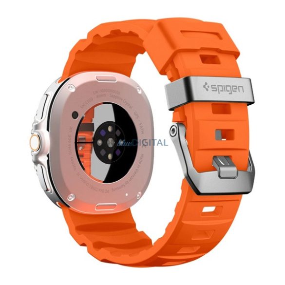 SPIGEN WBS2 pótszíj (egyedi méret, szilikon, állítható) NARANCSSÁRGA Apple Watch Series 5 44mm, Watch Series 4 44mm, Watch Series 3 42mm