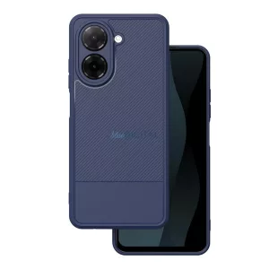 Szilikon telefonvédő (ütésállóság, kameravédő, karbon minta) SÖTÉTKÉK Xiaomi Redmi A5 4G
