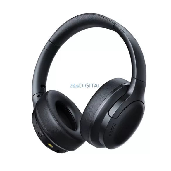 BASEUS BASS BH1 LITE bluetooth fejhallgató SZTEREO (v5.3, mikrofon, zajszűrő + Type-C tápkábel) FEKETE