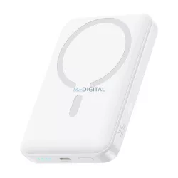   BASEUS ENERFILL FM11 ULTRA-MINI vésztöltő Type-C aljzat (10000mAh, 22.5W, PD gyorstöltő, MagSafe + Type-C kábel) FEHÉR