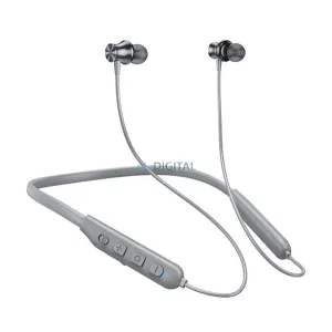 HOCO ES64 bluetooth fülhallgató SZTEREO (v5.4, nyakba akasztható, mikrofon, SPORT) VILÁGOSSZÜRKE