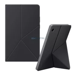   SAMSUNG tok álló, bőr hatású (aktív FLIP, oldalra nyíló, TRIFOLD, asztali tartó, mágneses) FEKETE Samsung Galaxy Tab A11 LTE (SM-X135), Galaxy Tab A11 WIFI (SM-X130)