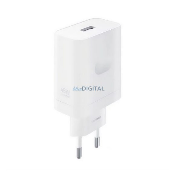 REALME SUPERVOOC hálózati töltő USB aljzat (45W, gyorstöltő) FEHÉR
