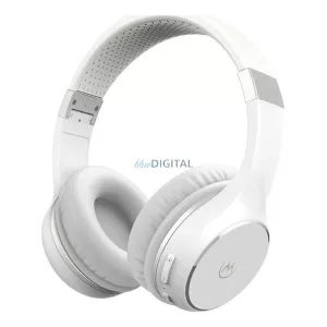 MOTOROLA XT220 bluetooth fejhallgató SZTEREO (v5.0, mikrofon, összehajtható) FEHÉR