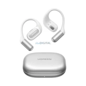 UGREEN FITBUDS WS213 bluetooth fülhallgató SZTEREO (v6.0, TWS, zajszűrő, fülre akasztható, IPX5 + töltőtok) FEHÉR