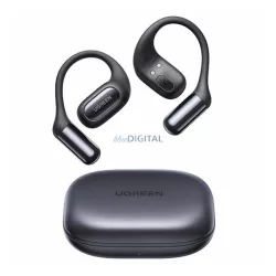   UGREEN FITBUDS WS213 bluetooth fülhallgató SZTEREO (v6.0, TWS, zajszűrő, fülre akasztható, IPX5 + töltőtok) FEKETE