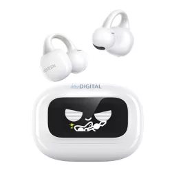   UGREEN CLIPBUDS bluetooth fülhallgató SZTEREO (v5.4, TWS, zajszűrő, fülre akasztható, érintőkijelző + töltőtok) FEHÉR