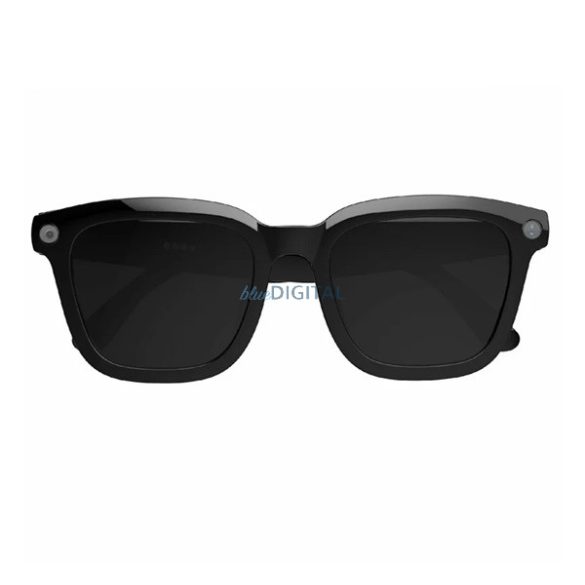 Okos napszemüveg (v5.3, kamera, zenelejátszás, hívásfogadás, AI fordító, IP64) FEKETE