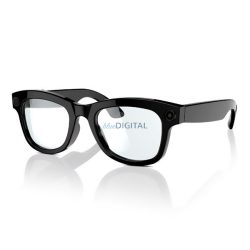   Okos szemüveg (v5.3, WIFI, kamera, zenelejátszás, hívásfogadás, zajszűrő, AI fordító, cseppálló) FEKETE