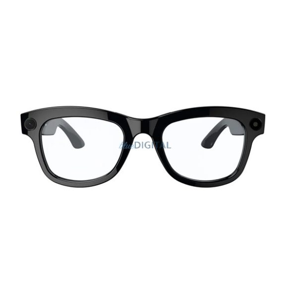 Okos szemüveg (v5.3, WIFI, kamera, zenelejátszás, hívásfogadás, AI fordító, cseppálló) FEKETE