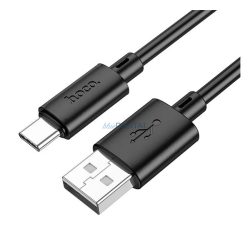   HOCO X88 adatkábel (USB - Type-C, 3A, gyorstöltő, 200cm) FEKETE