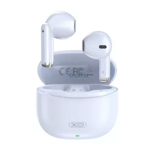 XO bluetooth fülhallgató SZTEREO (v5.3, TWS, mikrofon + töltőtok) VILÁGOSKÉK