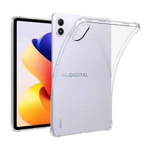 Szilikon telefonvédő (ütésállóság, légpárnás sarok) ÁTLÁTSZÓ Xiaomi Redmi Pad 2 Pro