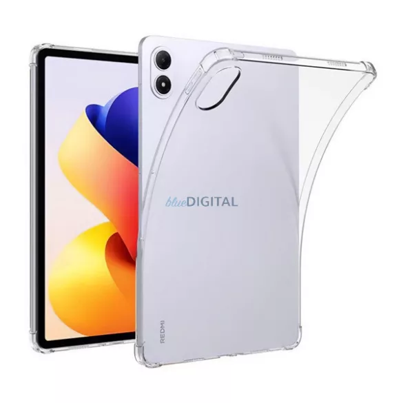 Szilikon telefonvédő (ütésállóság, légpárnás sarok) ÁTLÁTSZÓ Xiaomi Redmi Pad 2 Pro
