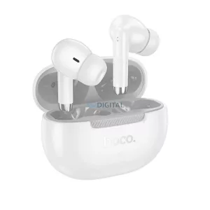 HOCO EQ24 bluetooth fülhallgató SZTEREO (v5.4, TWS, mikrofon + töltőtok) FEHÉR