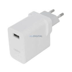   OPPO SUPERVOOC hálózati töltő USB aljzat (30W, gyorstöltő) FEHÉR