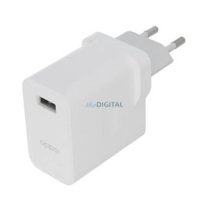 OPPO SUPERVOOC hálózati töltő USB aljzat (30W, gyorstöltő) FEHÉR