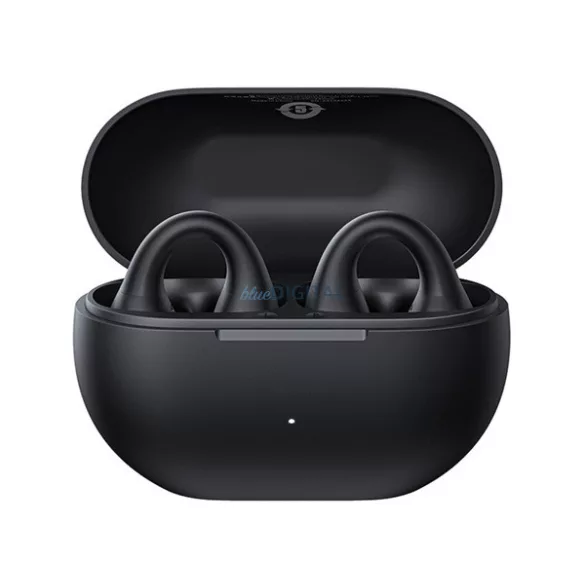 BASEUS BASS 15 CLIP OWS bluetooth fülhallgató SZTEREO (v5.4, TWS, zajszűrő, fülre akasztható + töltőtok) FEKETE