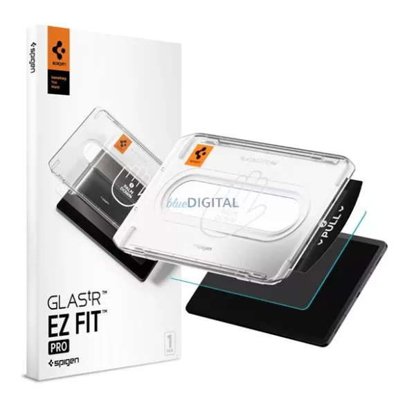 SPIGEN EZ FIT képernyővédő üveg (2.5D, tokbarát, ultravékony, 0.2mm, 9H + segédkeret) ÁTLÁTSZÓ Samsung Galaxy Tab S11 WIFI (SM-X730), Galaxy Tab S11 5G (SM-X736B)