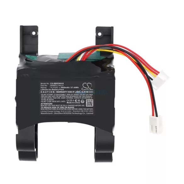 CAMERON SINO Li-Ion akku (14.4V / 2600mAh, Bosch 908BPV144-01 kompatibilis) FEKETE