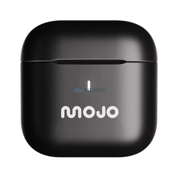 MOJO BLAZE STEEL bluetooth fülhallgató SZTEREO (v5.4, TWS, mikrofon, fémhatás + töltőtok) SÖTÉTSZÜRKE