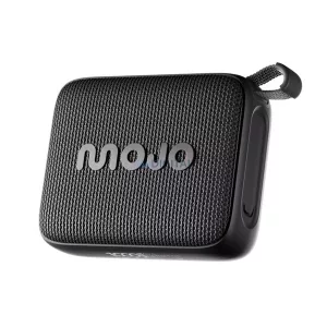 MOJO BLAZE TOUGH bluetooth hordozható hangszóró (v5.3, 6W, TF/microSD kártyaolvasó, IPX7 vízálló, LED fény) FEKETE