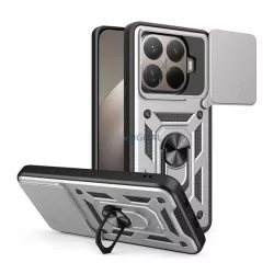   Defender szilikon telefonvédő (ütésállóság, tartógyűrű, kameravédő) EZÜST