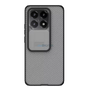 NILLKIN CAMSHIELD PRO szilikon telefonvédő (ütésállóság, kameravédő, csíkos) ÁTLÁTSZÓ/FEKETE