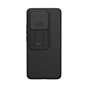 NILLKIN CAMSHIELD PRO szilikon telefonvédő (ütésállóság, kameravédő, csíkos) FEKETE