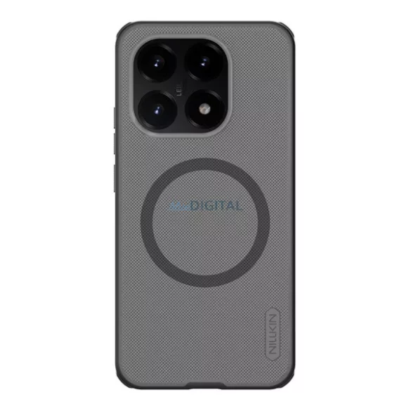 NILLKIN SUPER FROSTED PRO MAGNETIC műanyag telefonvédő (mágneses, ütésállóság, gumírozott) ÁTLÁTSZÓ/FEKETE