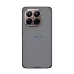   NILLKIN SUPER FROSTED PRO műanyag telefonvédő (ütésállóság, gumírozott, érdes felület) ÁTLÁTSZÓ/FEKETE
