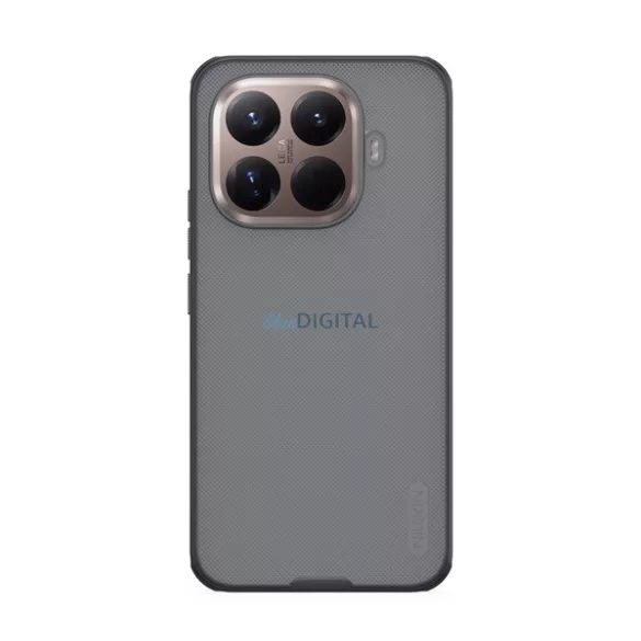 NILLKIN SUPER FROSTED PRO műanyag telefonvédő (ütésállóság, gumírozott, érdes felület) ÁTLÁTSZÓ/FEKETE